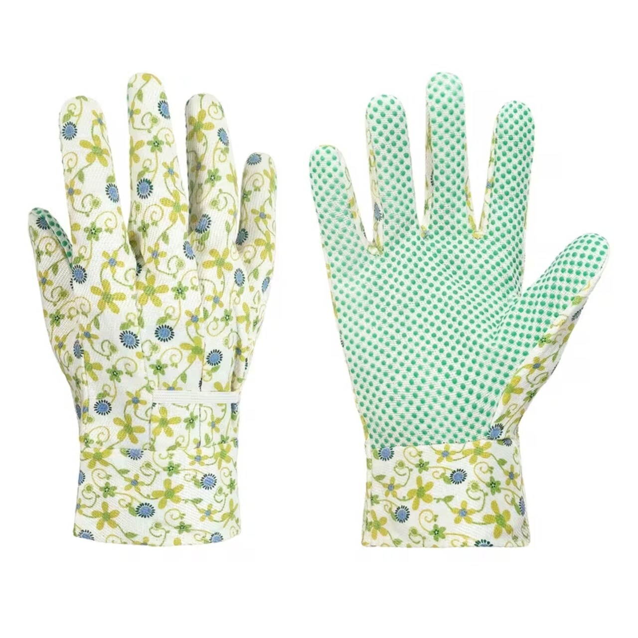 Kitcheniva Women's Non-Slip Grip Gardening Work Gloves, Light Green